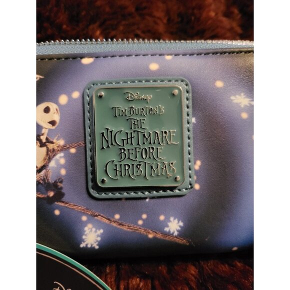 Loungefly Disney Nightmare Before Christmas Wallet Jack Skellington Sally NWT - Picture 12 of 12